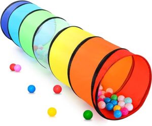 Colorful Kids Tunnel Play Tent for Toddlers