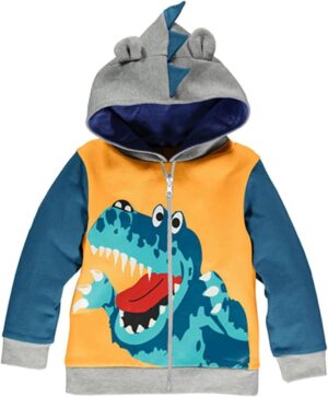 Boys Hoodies Dinosaur Hooded Jacket