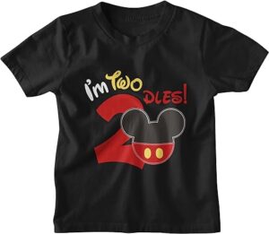2nd Birthday Boy Shirt with Mouse Theme