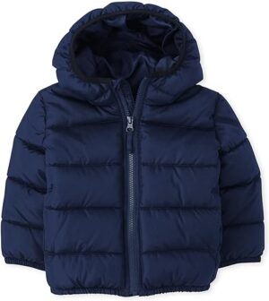 The Children's Place Baby Boys Medium Weight Puffer Jacket - Water Resistant