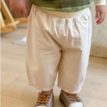 Katı Erkek Çocuk Moda Pantolon Bebek Giysileri Yaz Bahar Bebek Cep Ayak Bileği Uzunluğu Gevşek Kız Çocuk Rahat Pantolon - AliExpress 1501