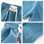 Nowe letnie spodenki chłopięce spodenki plażowe w cukierkowym kolorze dla dzieci na co dzień w pasie krótkie spodnie dziecięce odzież sportowa znosić - AliExpress 1501