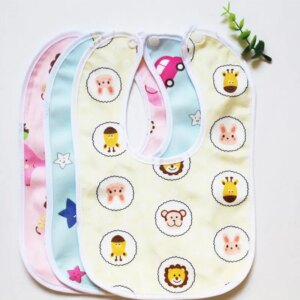 Clearance_3 stuks verpakking kleur willekeurig wasbaar waterdicht kinderen kind dubbellaags superzachte baby slabbetje_continue updates - AliExpress 1501