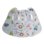 Clearance_3 stuks verpakking kleur willekeurig wasbaar waterdicht kinderen kind dubbellaags superzachte baby slabbetje_continue updates - AliExpress 1501